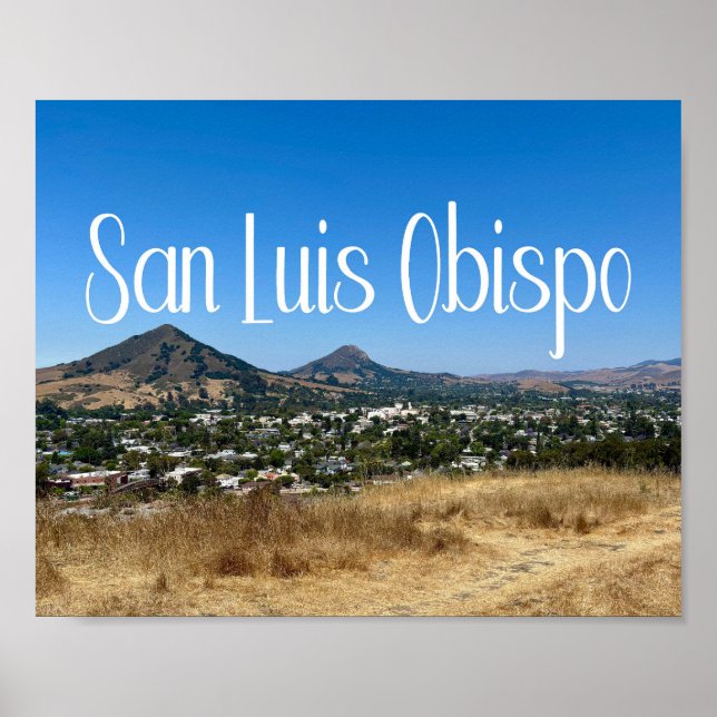 San Luis Obispo Terrace Hill Photography Poster (Front)