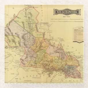 San Luis Potosi Glass Coaster