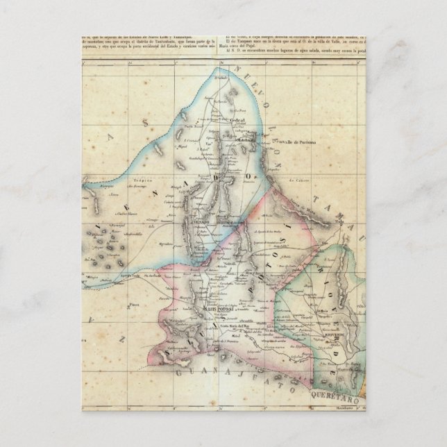 San Luis Potosi, Mexico 2 Postcard (Front)