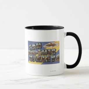 San Luis Valley, Colorado - Large Letter Mug