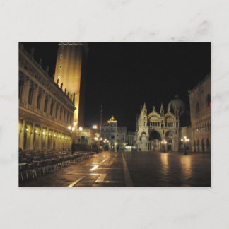 San Marco Square, Venice Italy (5:30 a.m.) Postcard
