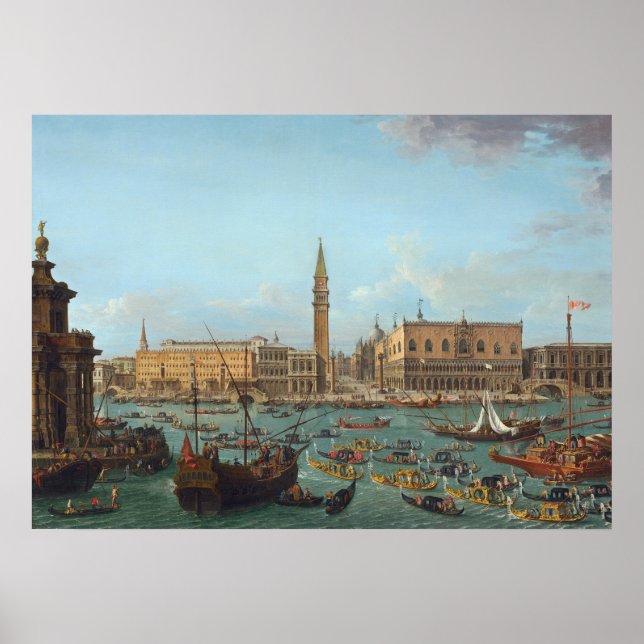 San Marco, Venice - Antonio Joli Fine Art Poster (Front)