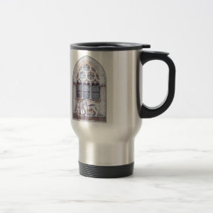 San Marco Winged Lion Stained Glass Window Travel Mug