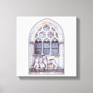 San Marco Winged Lion Window Canvas Print