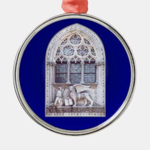 San Marco Winged Lion Window Metal Tree Decoration