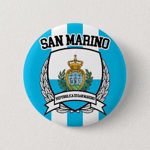San Marino 6 Cm Round Badge
