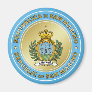 San Marino Coat of Arms Magnet