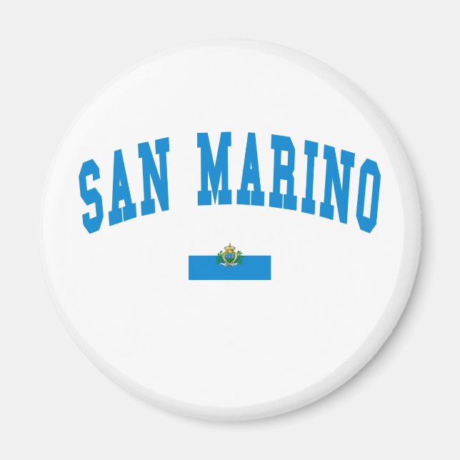 San Marino College Style Magnet (Front)