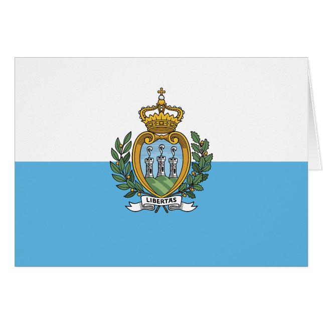 San Marino Flag (Front Horizontal)