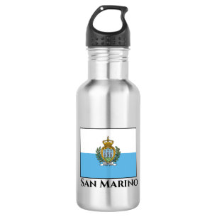 San Marino Flag 532 Ml Water Bottle