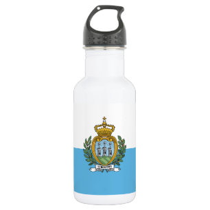 San Marino Flag 532 Ml Water Bottle