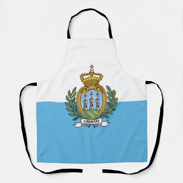 San Marino Flag Apron (Front)