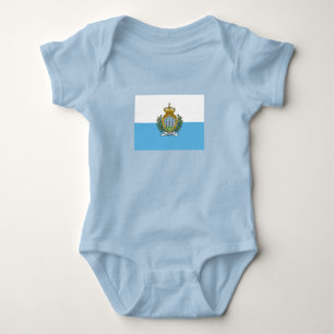 San Marino Flag Baby Bodysuit