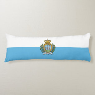 San-Marino flag Body Cushion