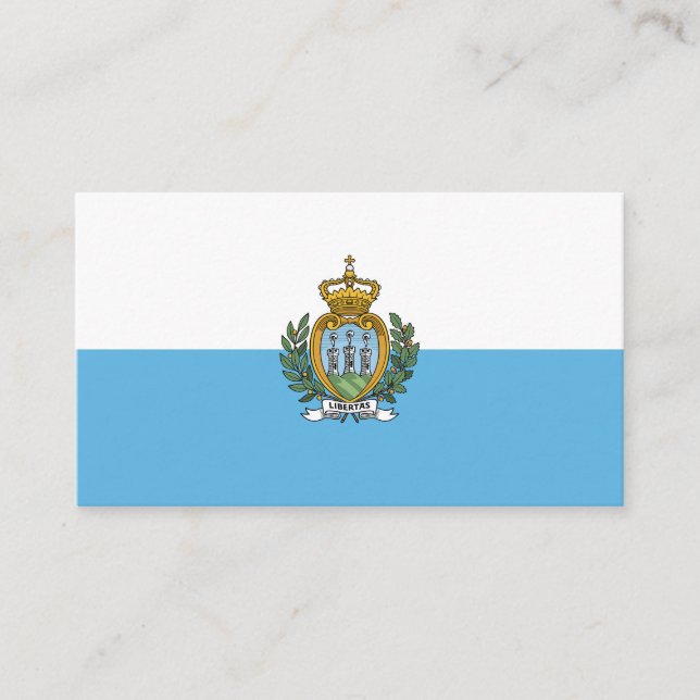 San-Marino flag Business Card (Front)