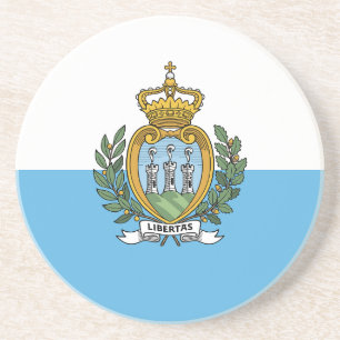 San Marino Flag Coaster