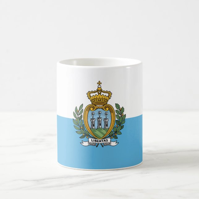 San Marino Flag Coffee Mug (Center)