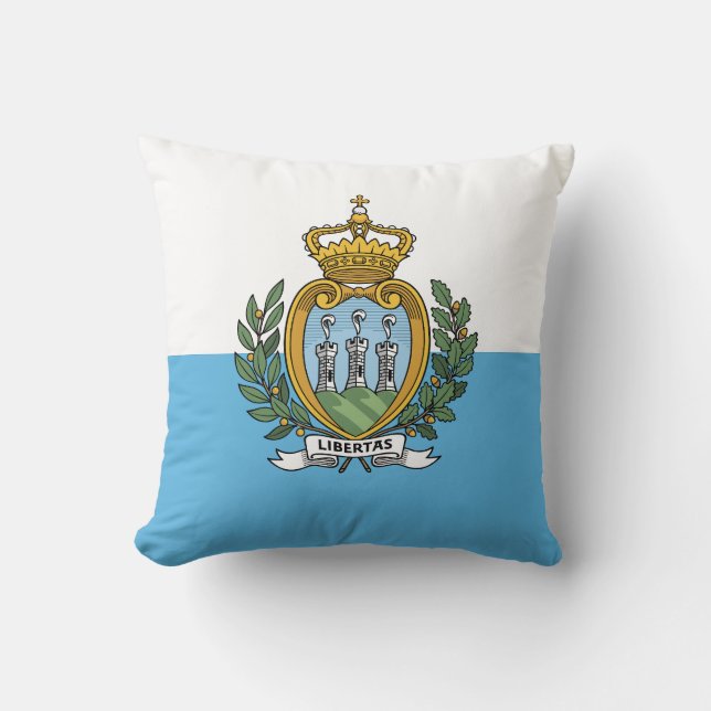 San Marino Flag Cushion (Front)