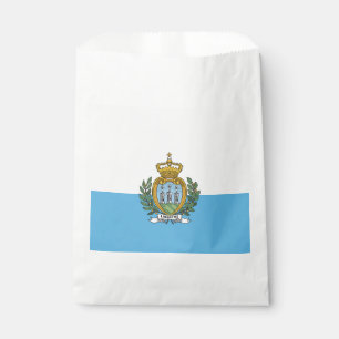 San Marino Flag Favour Bags