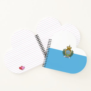 San-Marino flag Notebook