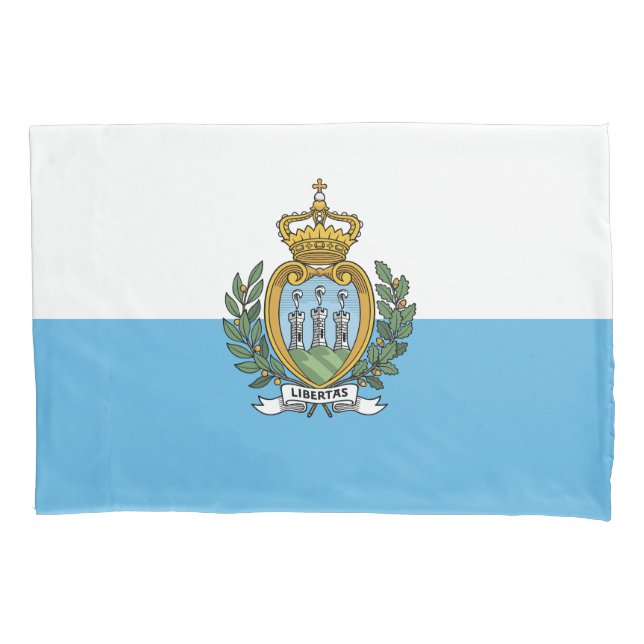 San Marino Flag Pillowcase (Front)