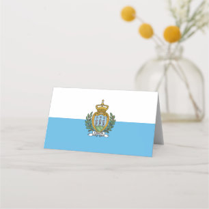 San-Marino flag Place Card