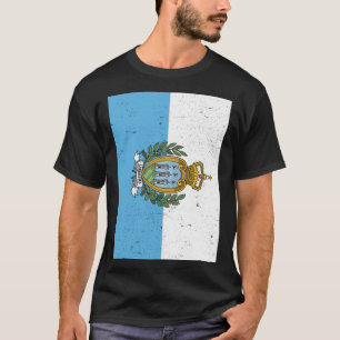 San Marino Flag San Marinese Travel T-Shirt
