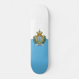 San Marino Flag Skateboard