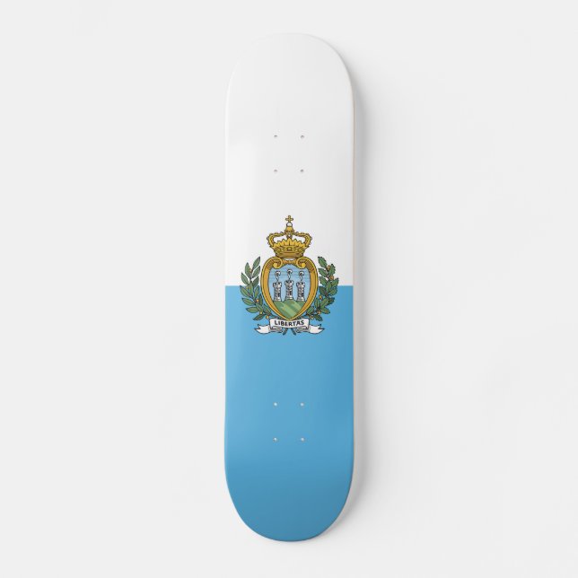 San Marino Flag Skateboard (Front)