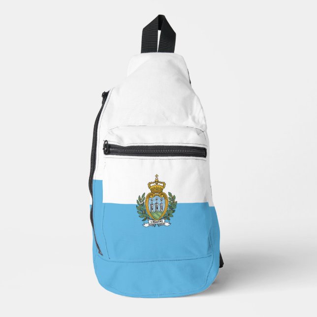 San-Marino flag Sling Bag (Front)