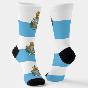San Marino Flag Socks