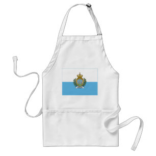 San Marino Flag Standard Apron