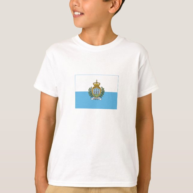 San Marino Flag T-Shirt (Front)
