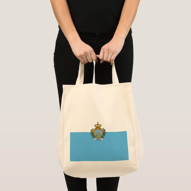 San-Marino flag Tote Bag (Front (Product))