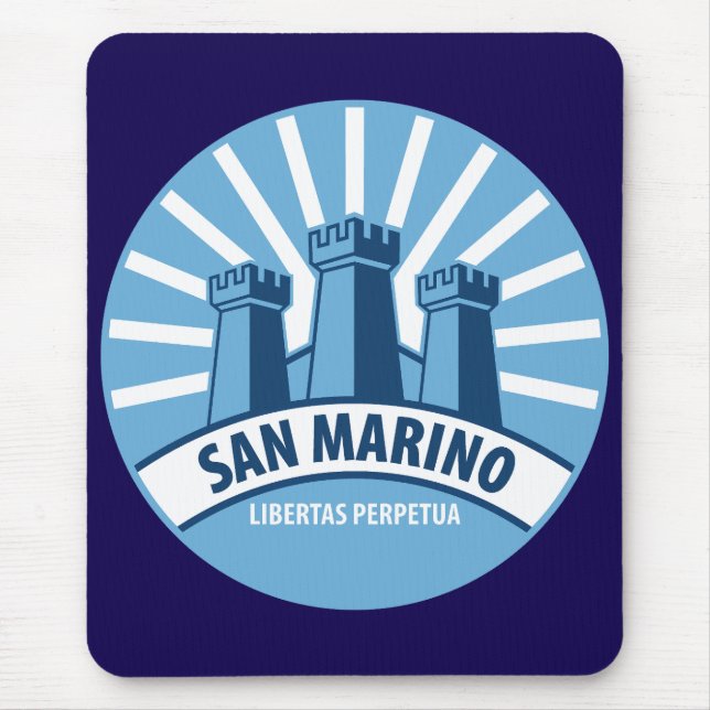 San Marino Libertas Perpetua Mouse Mat (Front)
