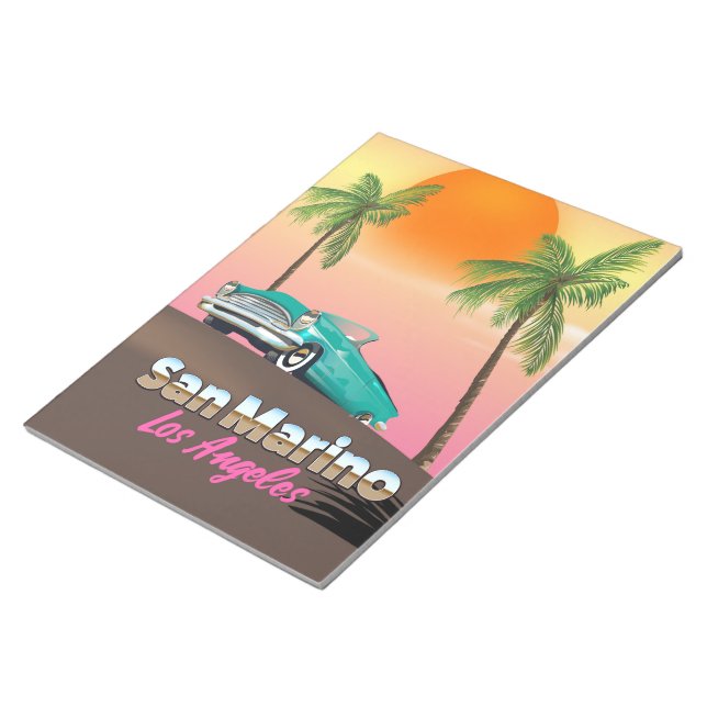 San Marino Los Angeles Notepad (Angled)