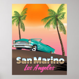 San Marino Los Angeles Poster