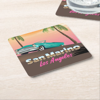 San Marino Los Angeles Square Paper Coaster