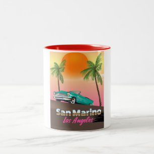 San Marino Los Angeles Two-Tone Coffee Mug