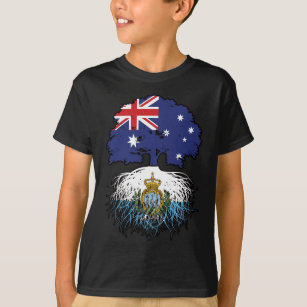 San Marino San Marinese Australian Australia Tree T-Shirt