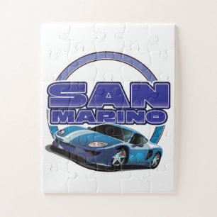 san marino Sports car Jigsaw Puzzle