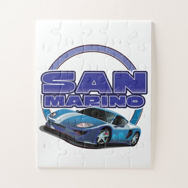 san marino Sports car Jigsaw Puzzle (Vertical)
