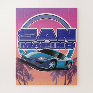 San Marino Sports travel poster Jigsaw Puzzle