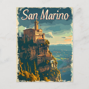 San Marino Vintage Postcard