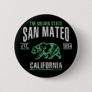 San Mateo 6 Cm Round Badge