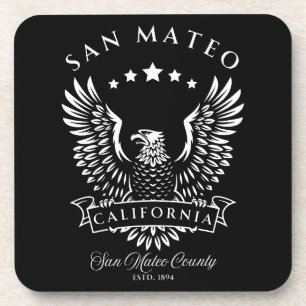 San Mateo California Vintage Eagle Coaster