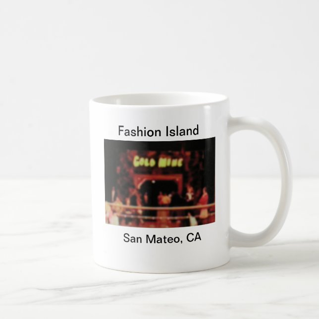 San Mateo Fashion Island Gold Mine Arcade Mug (Right)