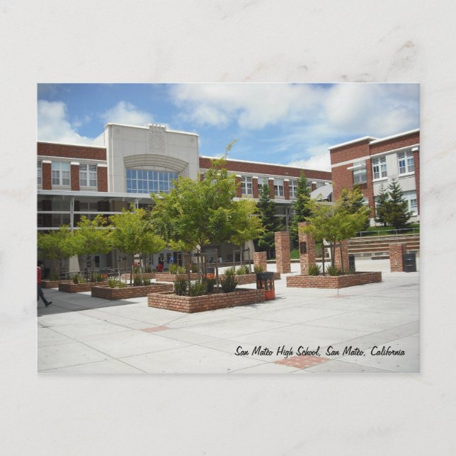 San Mateo High School Postcard (Front)