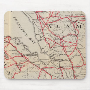 San Mateo, Santa Cruz, Santa Clara, Alameda Mouse Mat