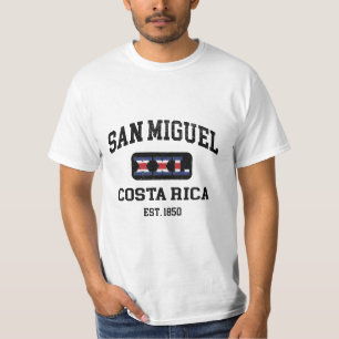 San Miguel, Costa Rica - XXL Athletic T-Shirt